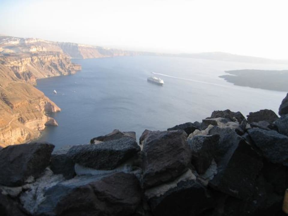 Aussicht auf Caldera Honeymoon Petra Villas