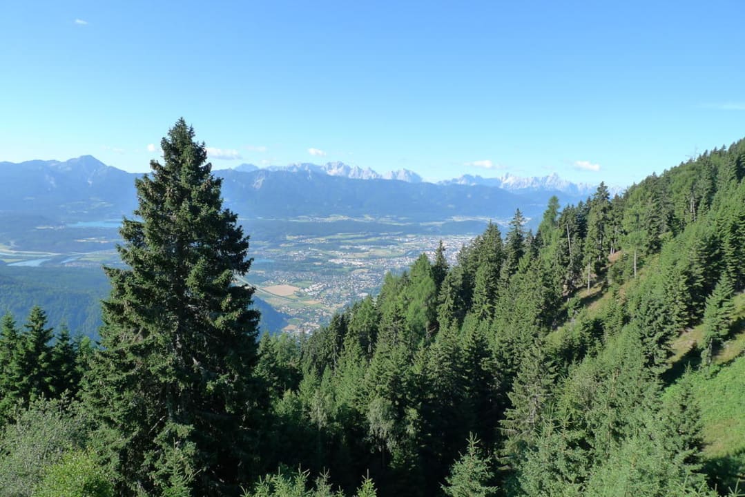 Blick vom Balkon Sonnenhotel Zaubek