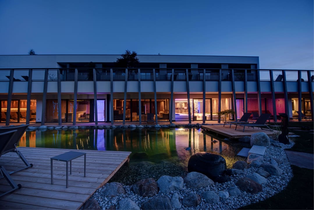 Ramus bei Nacht Gartenhotel Moser