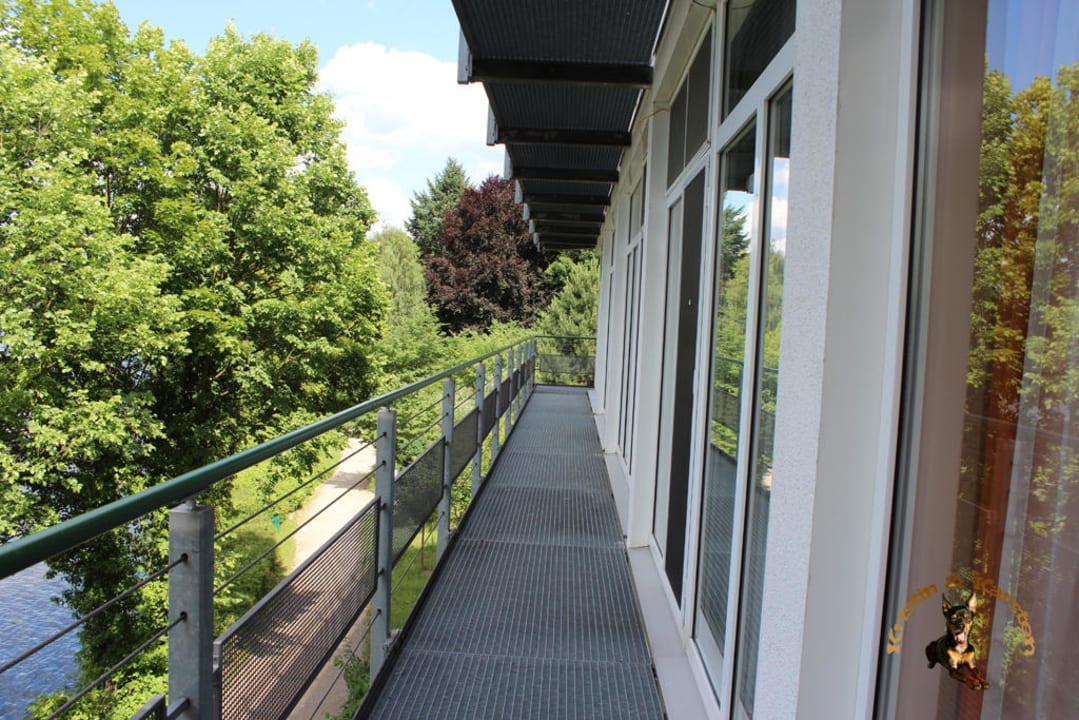 Der Fluchtweg, der über die ganze Etage geht Seminaris Avendi Hotel Potsdam