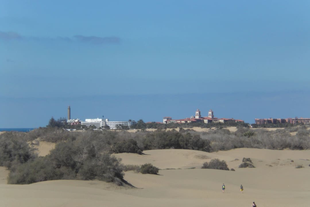 Sicht zum Leuchtturm Hotel Riu Palace Maspalomas Adults Only
