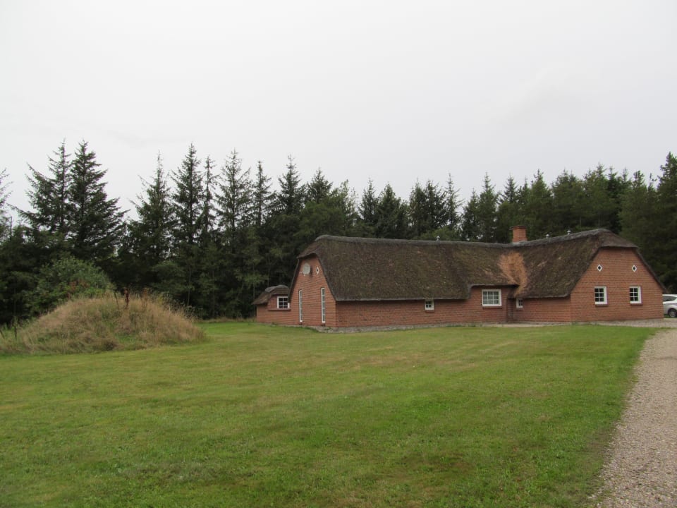 Das Haus von der Zufahrt Ferienhaus Græmvej 27 Vester Husby
