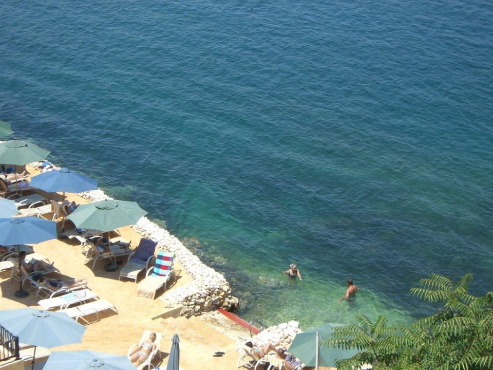 Strandabschnitt von oben Grand Hotel Excelsior Malta