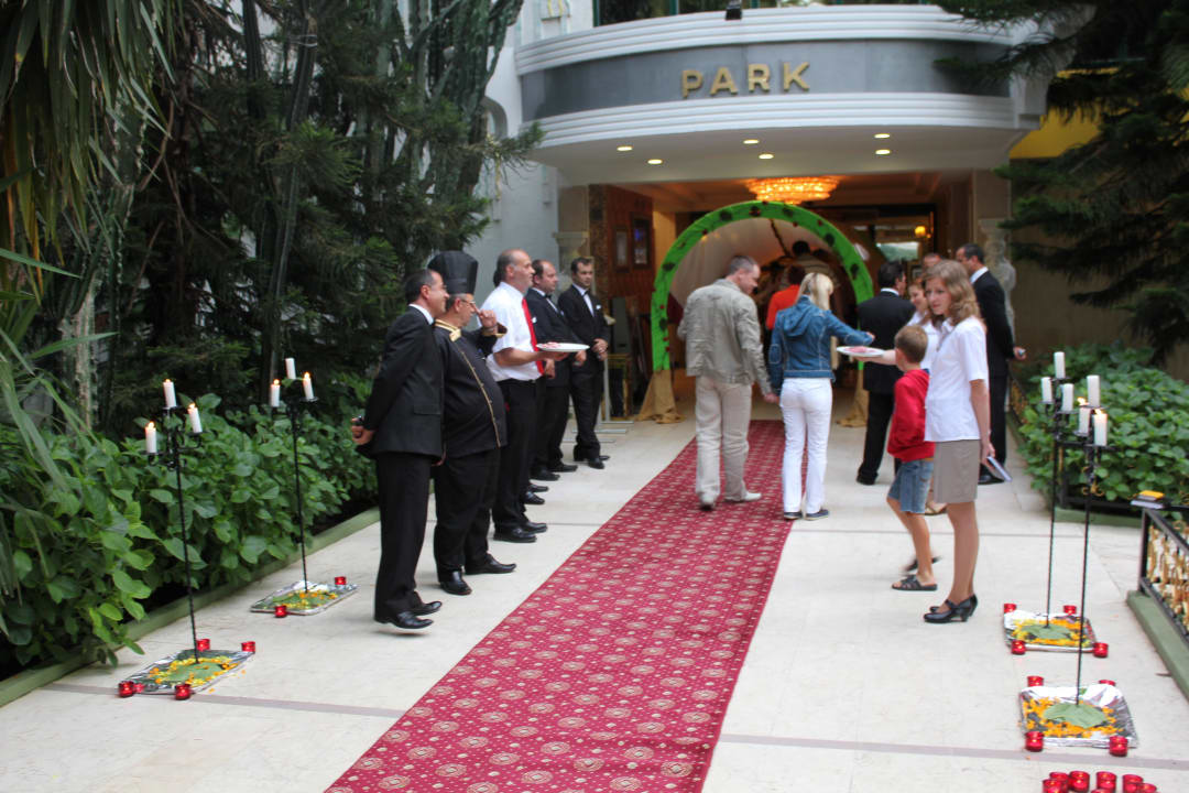 Empfang zum Restaurant beim Gala Tag  Botanik Hotel & Resort