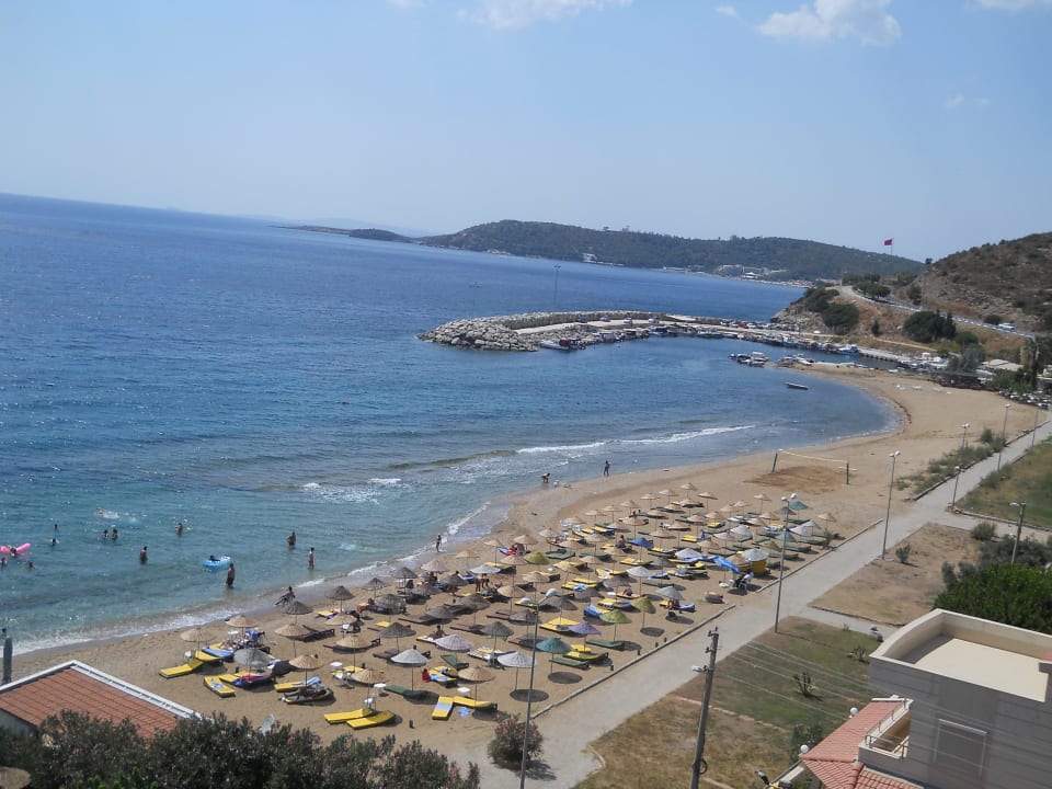 Widok na plaze Hotel Grand Efe