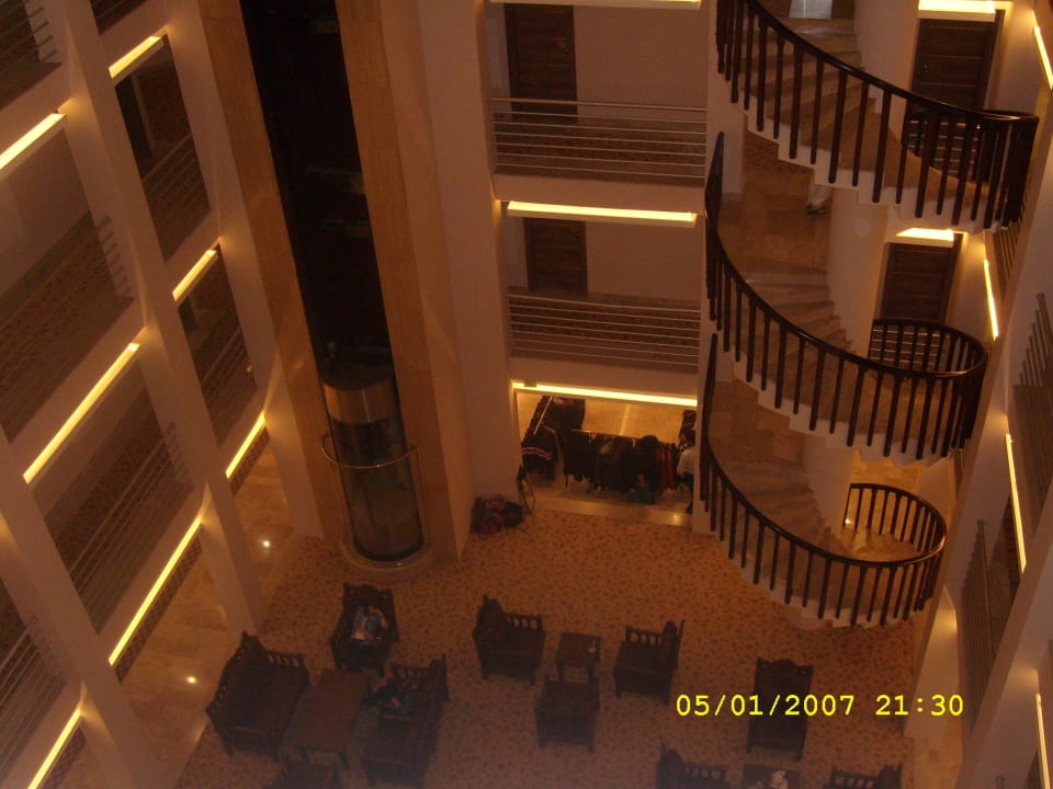 Lobby von oben Nerton Hotel - Erwachsenenhotel ab 16 Jahren