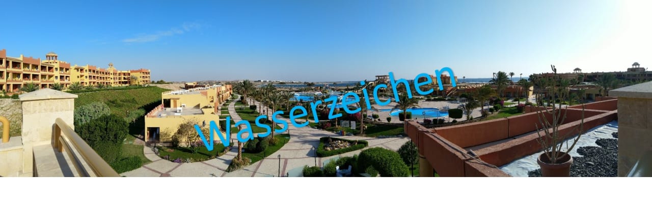 Ausblick Malikia Resort Abu Dabbab