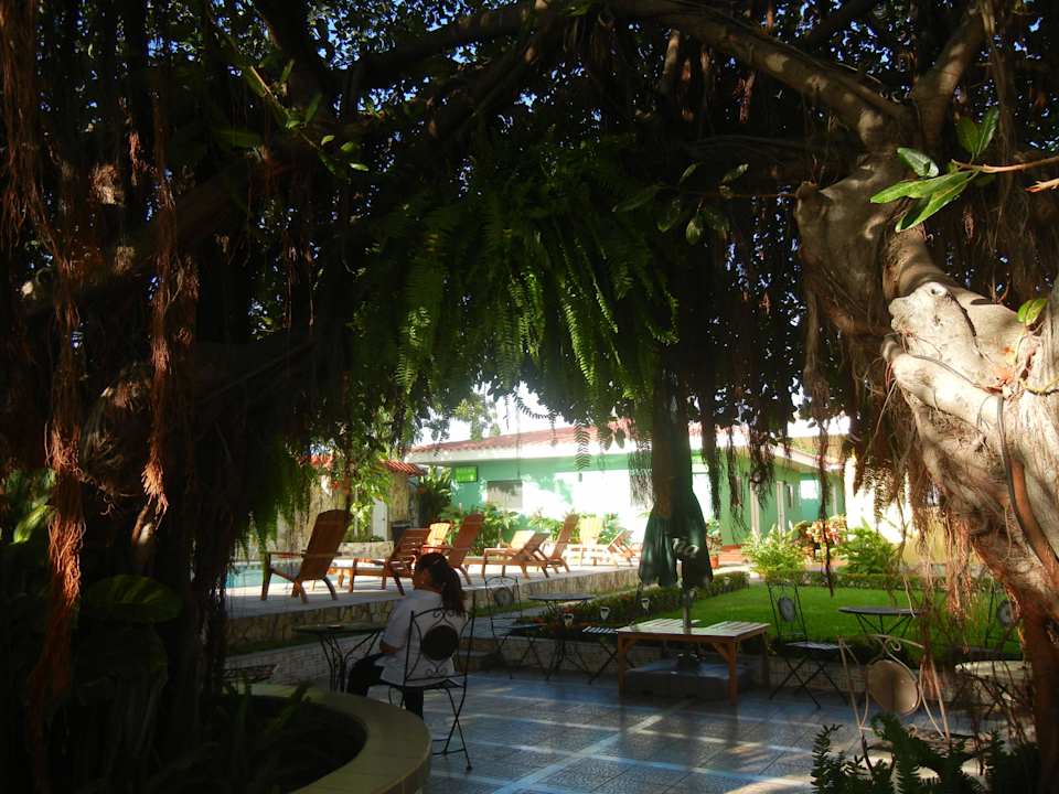 Blick von der Frühstücksterrasse Hotel Los Chilamates