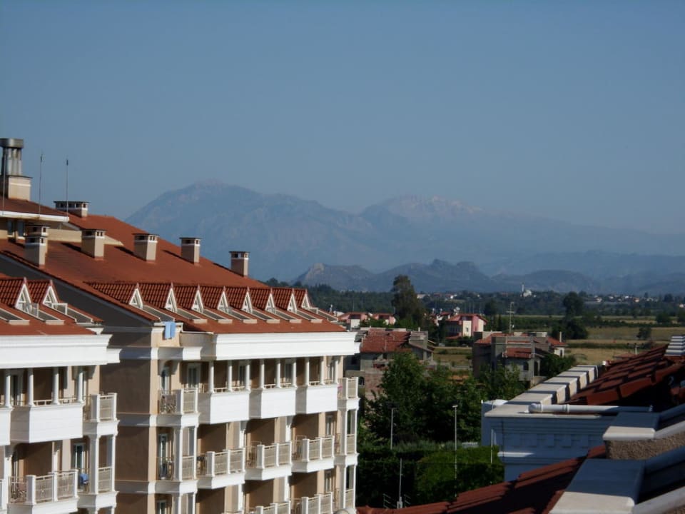 Dachzimmer mit Meerblick und Berge Trendy Aspendos Beach Hotel