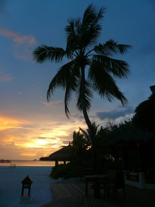 Sonnenuntergang Banyan Tree Vabbinfaru