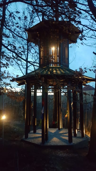 Gartenanlage Spirit & SPA Hotel Birkenhof am Elfenhain