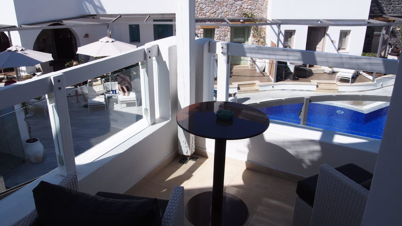 Schöner und gemütlicher Balkon La Mer Deluxe Hotel & Spa - Adults only