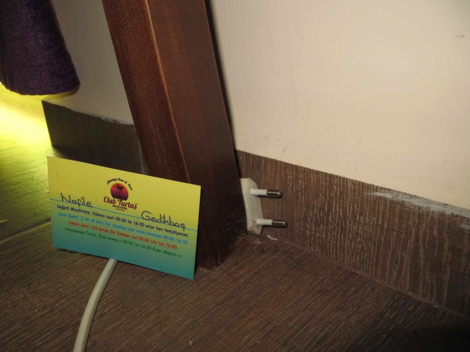 Spinnenweben und Haare von Ankunft bis Ende Club Turtas Beach Hotel