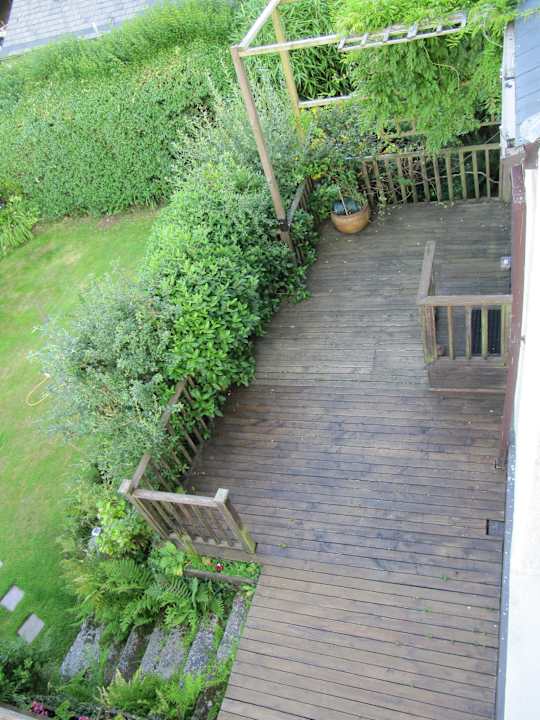 Blick aus Zimmer Fowey Bed & Breakfast Rescorla Farm House