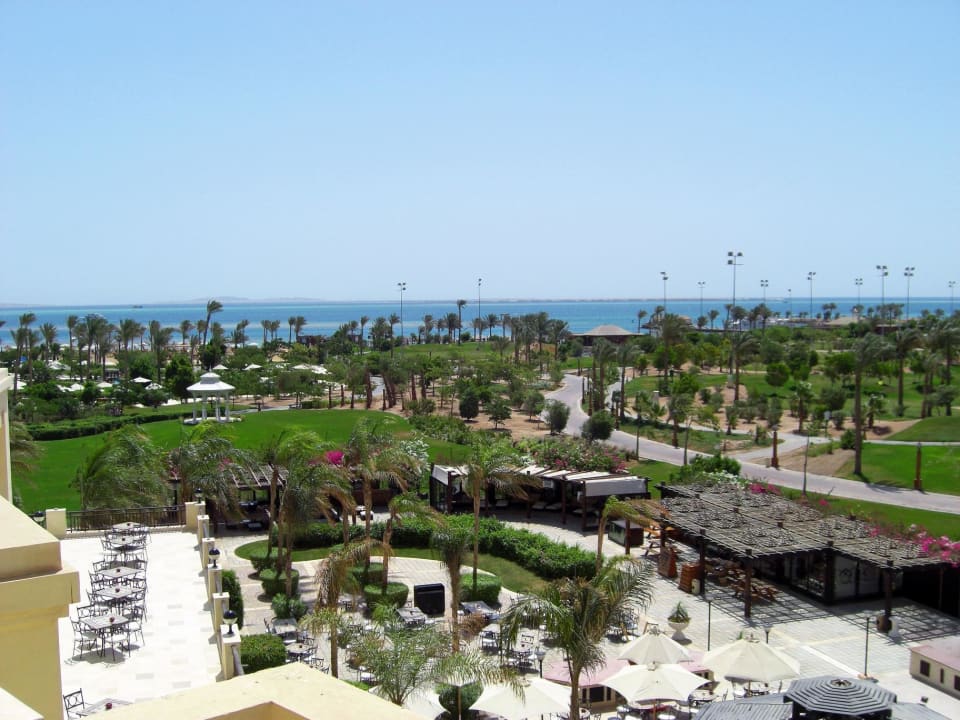 Blick vom Balkon Steigenberger ALDAU Beach Hotel