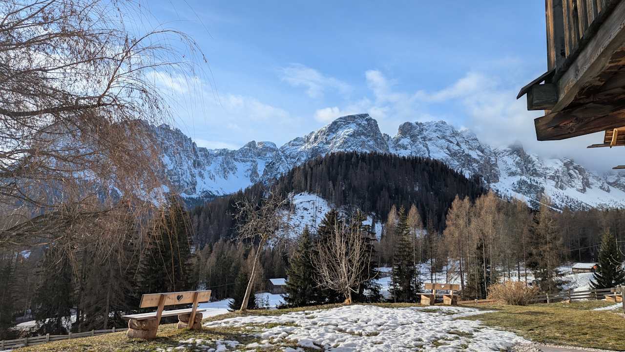 Ausblick Pension Odles