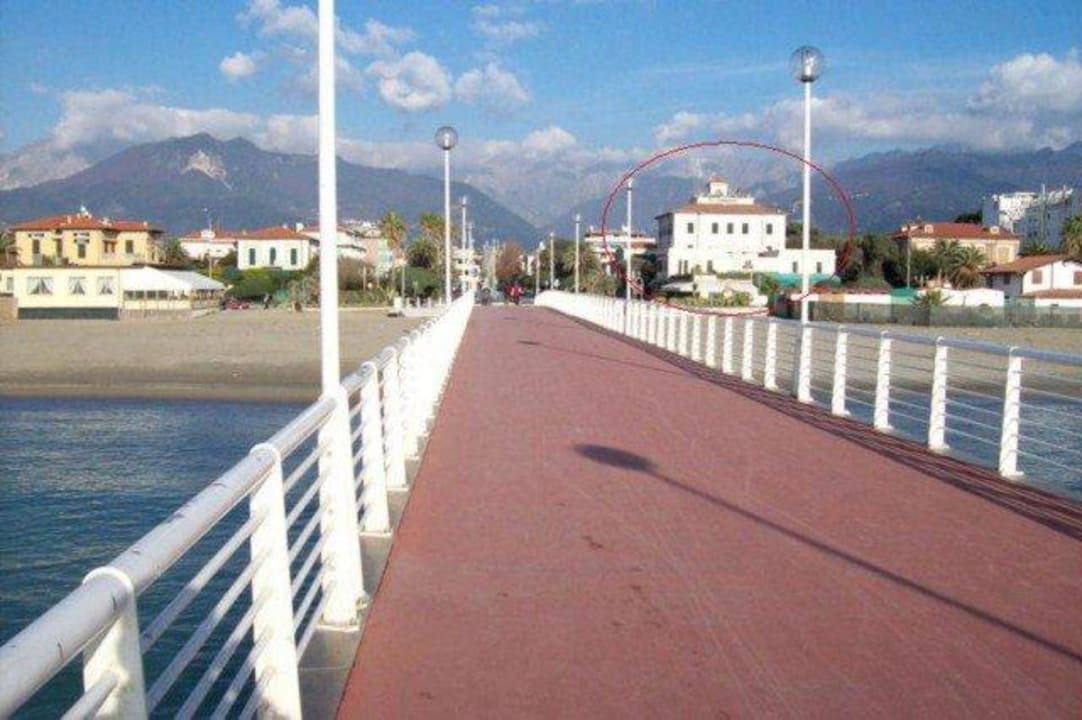 Vista dal mare Hotel Tirreno