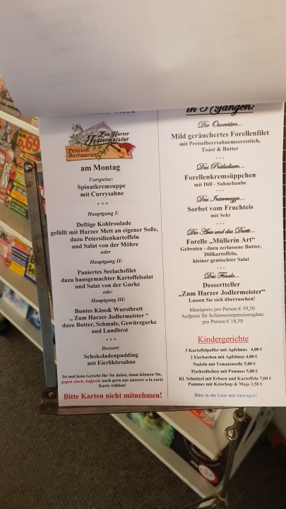 Gastro Zum Harzer Jodlermeister