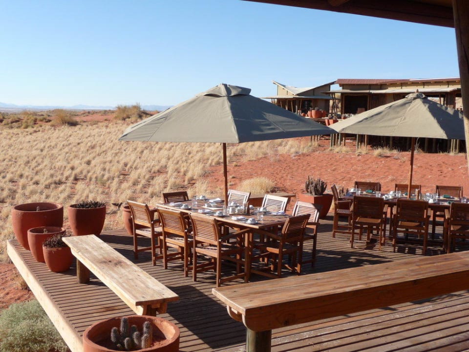 Frühstücksplatz Wolwedans Dunes Lodge