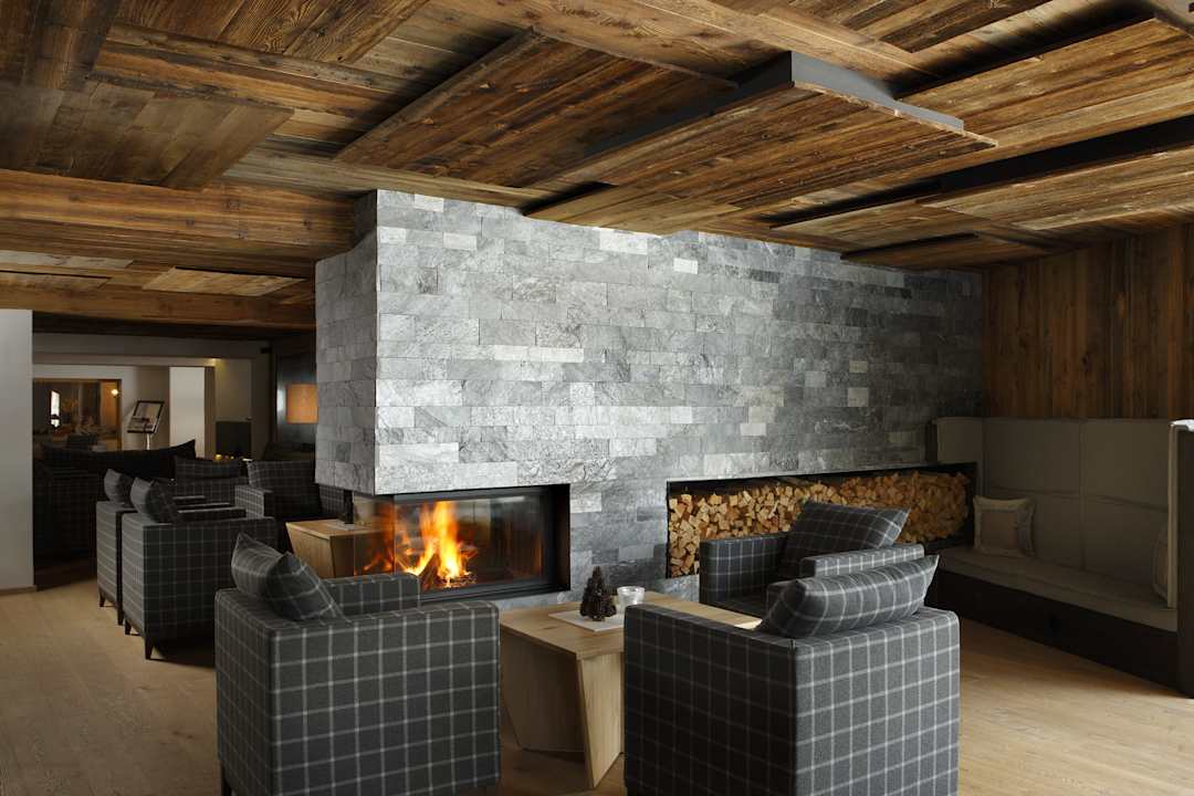 Our new fire place Hotel Col Alto