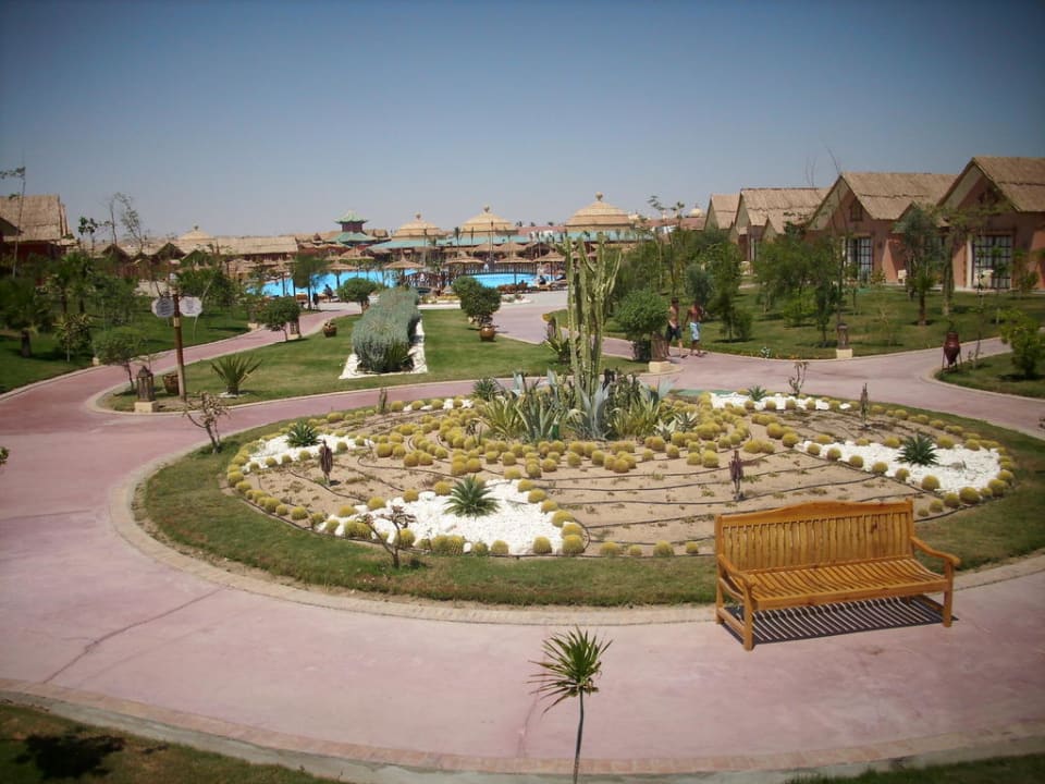 Blick vom Aqua Park  Pickalbatros Jungle Aqua Park Resort - Neverland Hurghada