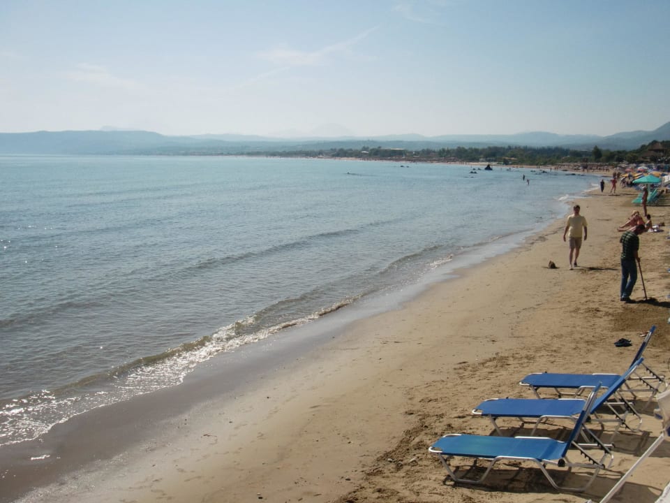 Schmaler Strand Corissia Beach Hotel