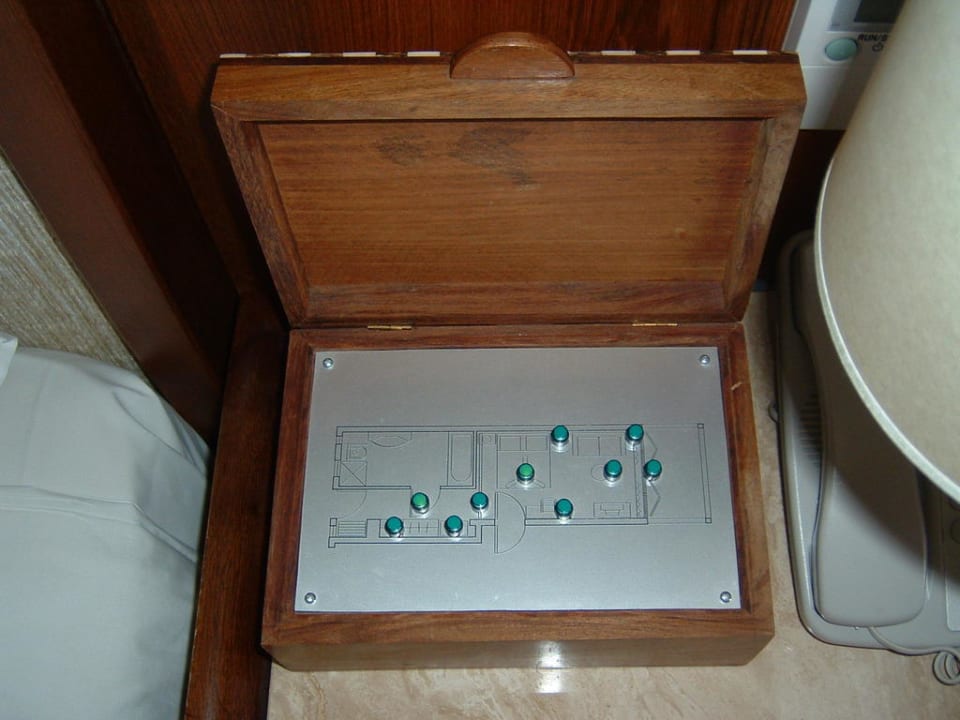 Lichtsteuerung in der Suite Columbia Beach Resort