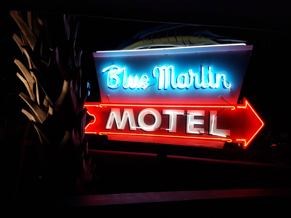 Außenansicht Motel Blue Marlin