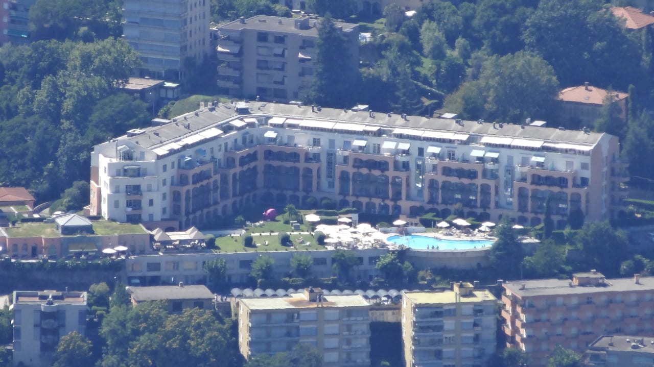 Gesamtanlage oberhalb von Lugano Villa Sassa