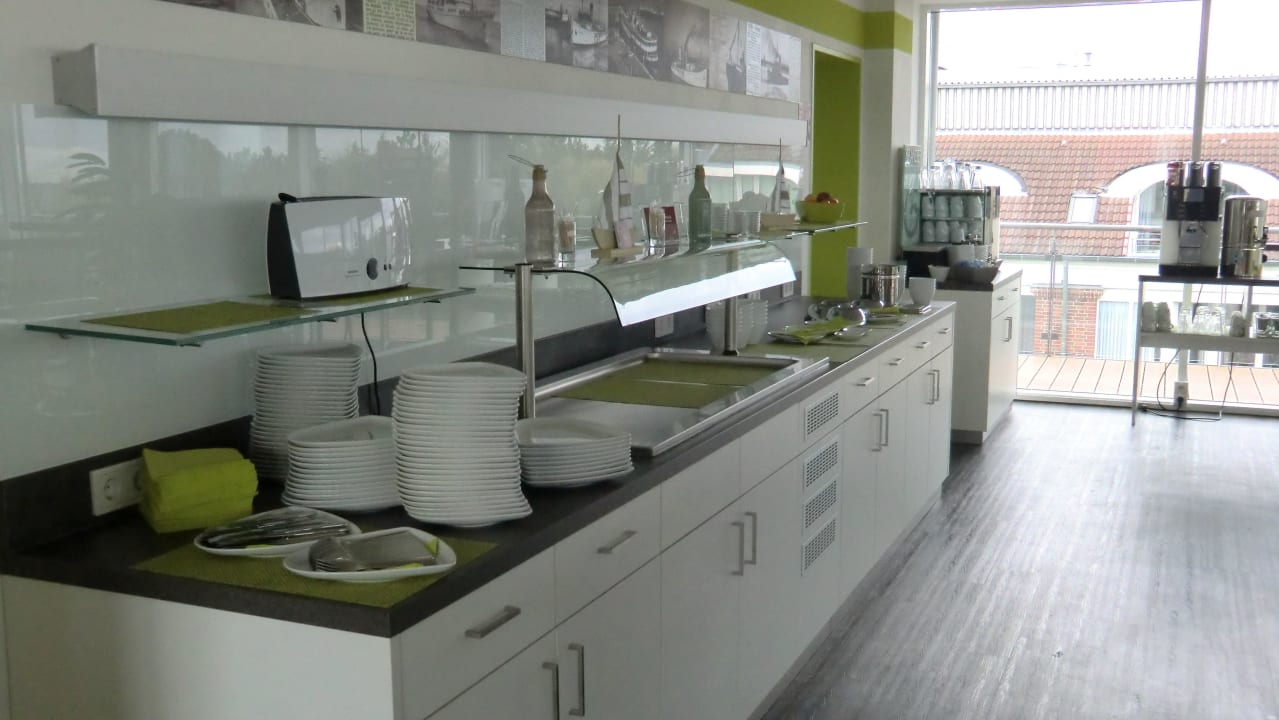 Frühstücksraum (abends) Duhner Strandhus