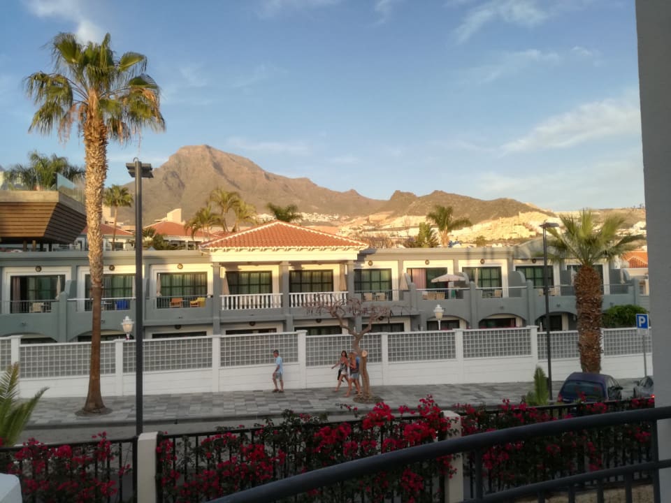 Blick vom Balkon Richtung Berge Los Olivos Beach Resort