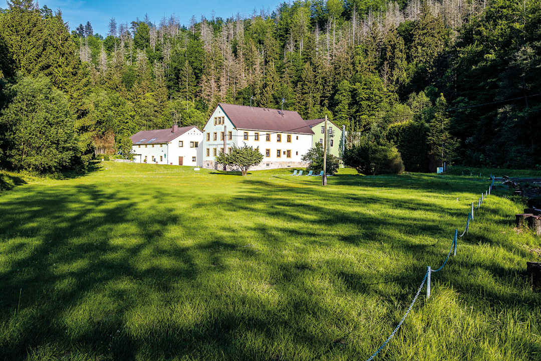 Außenansicht Pension Mittelndorfer Mühle