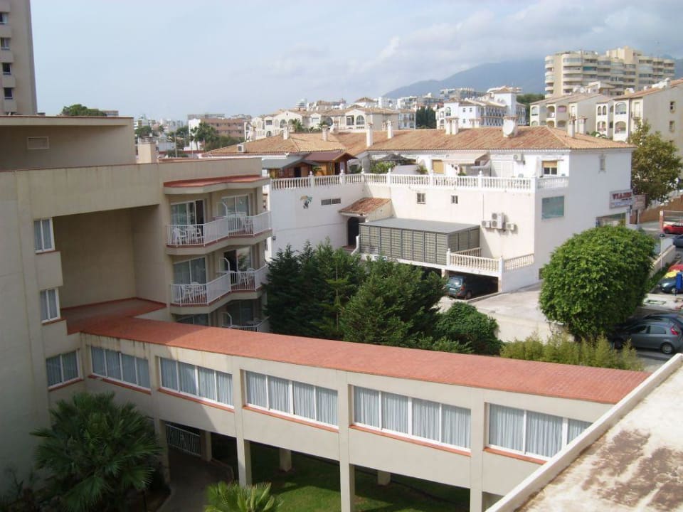 Ausblick vom Altbau auf Neubau Übergang Hotel Riu Nautilus - Adults only