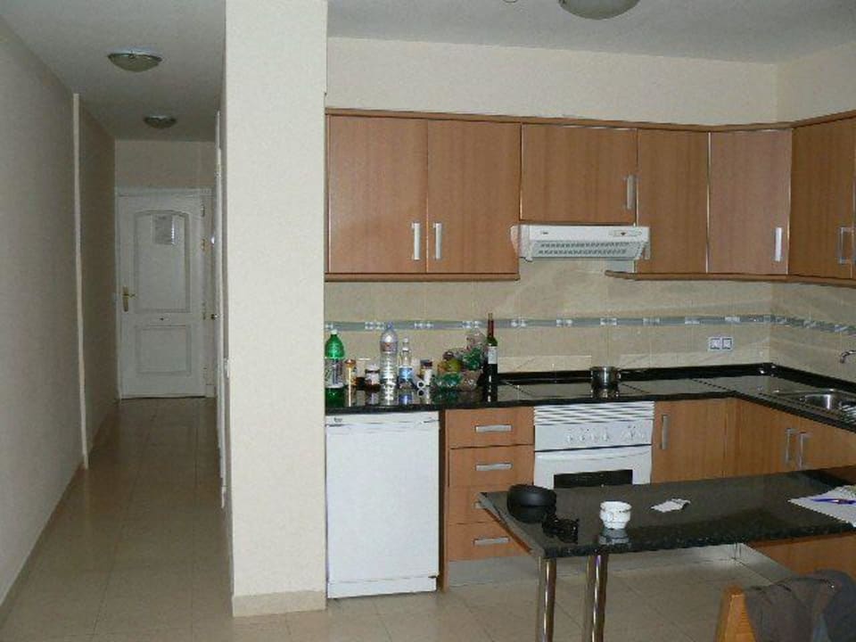 Küche und Flur Residencial El Llano