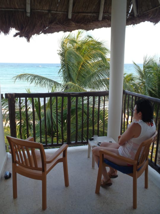 Balkon mit fantastischer Meersicht Akumal Bay Beach & Wellness Resort