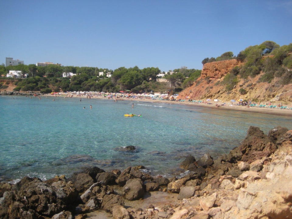 Blick auf die Bucht Cala Llenya Resort Ibiza
