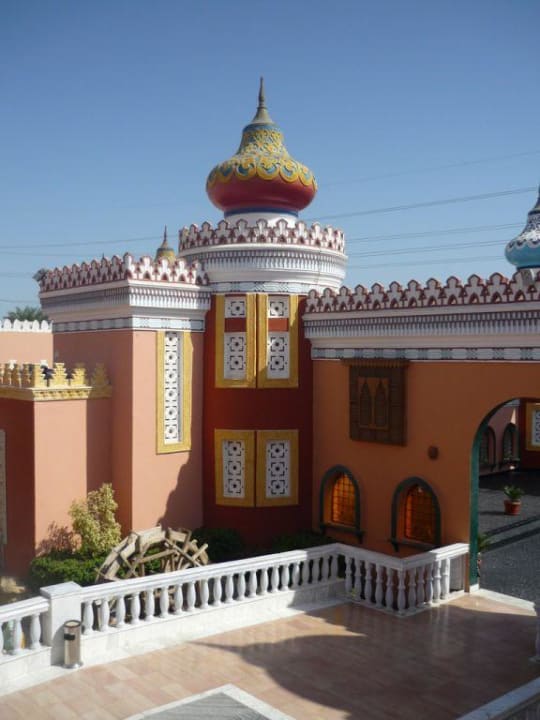 Vom Balkon Pickalbatros Alf Leila Wa Leila Resort - Neverland Hurghada