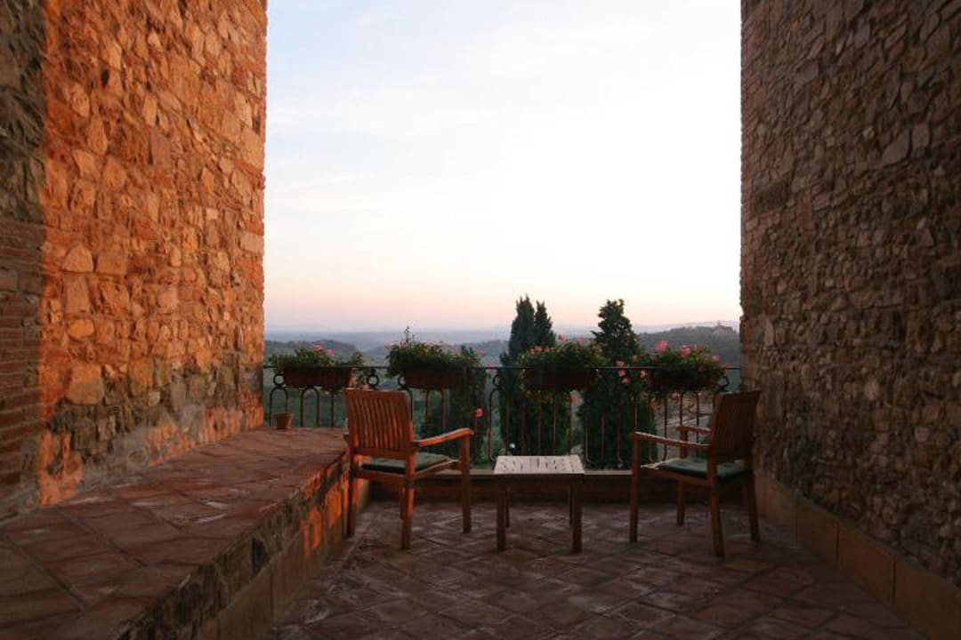 Vista al tramonto Villa San Filippo