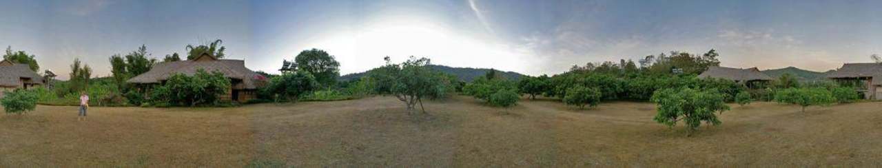 360° Panorama Lisu-Lodge-Dorf-Anlage Hotel Lisu Lodge