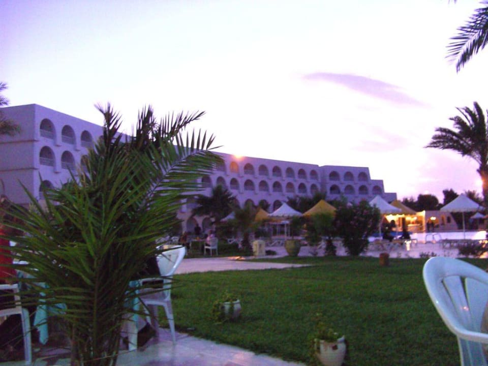 Sonnenuntergang beim Abendessen Sidi Mansour Resort & Spa