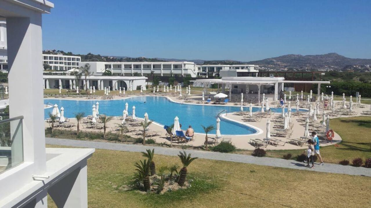 Ausblick aus dem Zimmer Asterias Beach Resort
