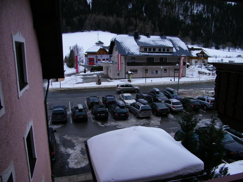 Blick vom Balkon (Familienzimmer Nr. 27) Hotel Twengerhof