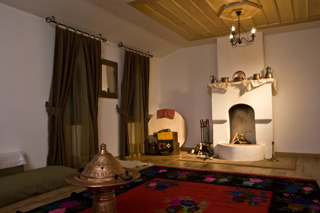 Traditional living room - part of the suite  Hotel Çarshia e Jupave