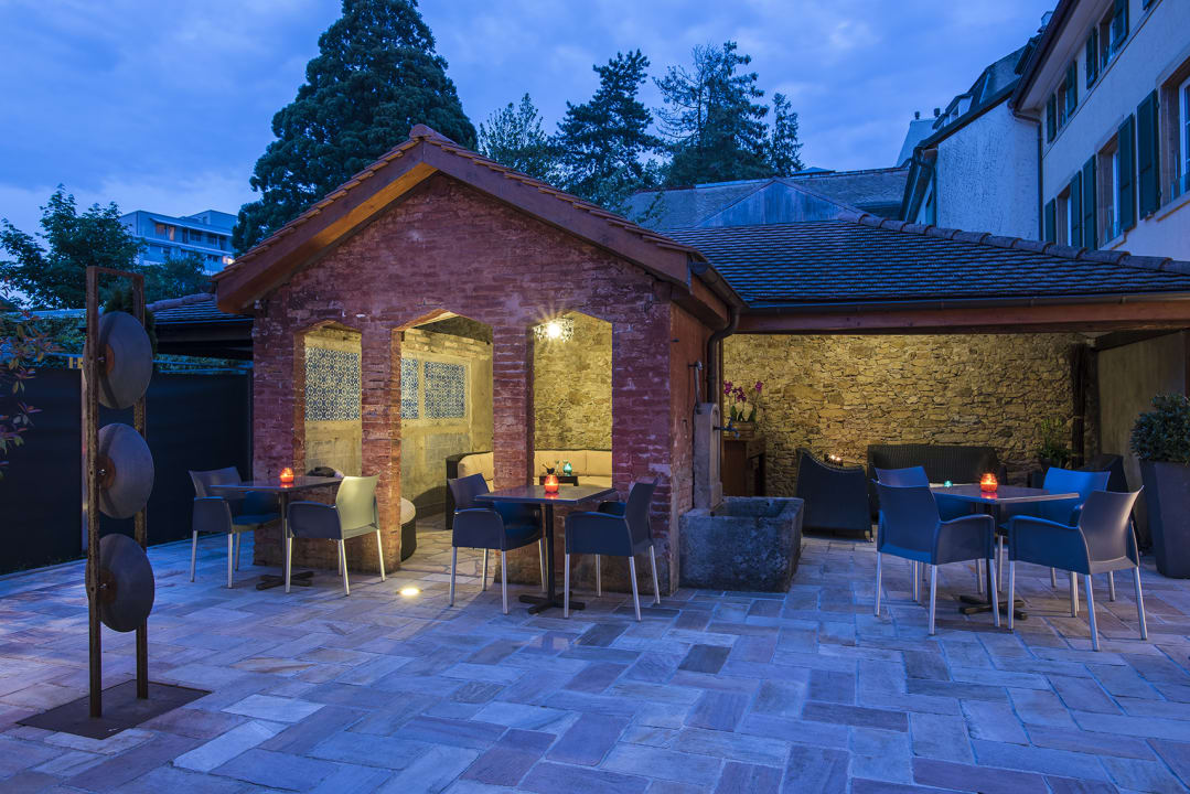 Gartenanlage Hôtel du Théâtre