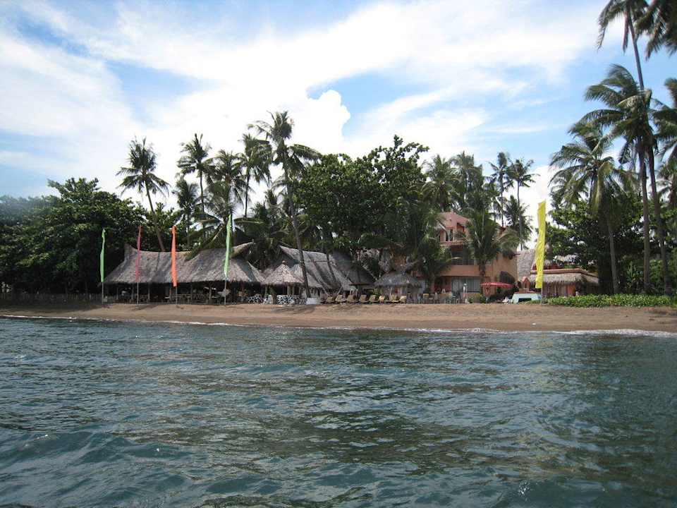 Das Hotel vom Meer aus! Hotel El Dorado Beach Resort