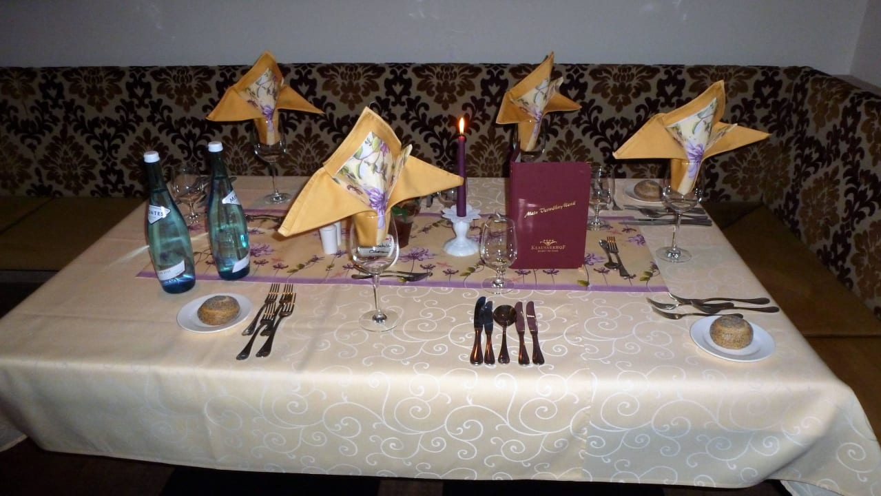 Bereit zum Spezialdinner Hotel Klausnerhof