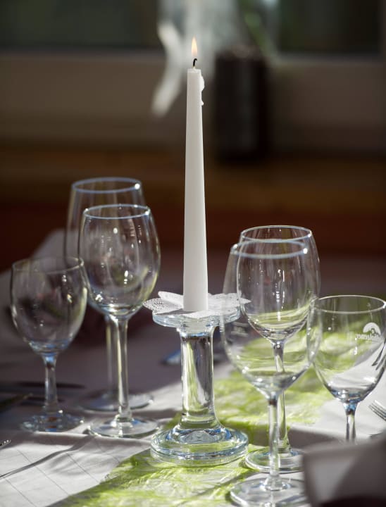 Die Tischdekoration Panoramagasthof Auf Dem Auerberg