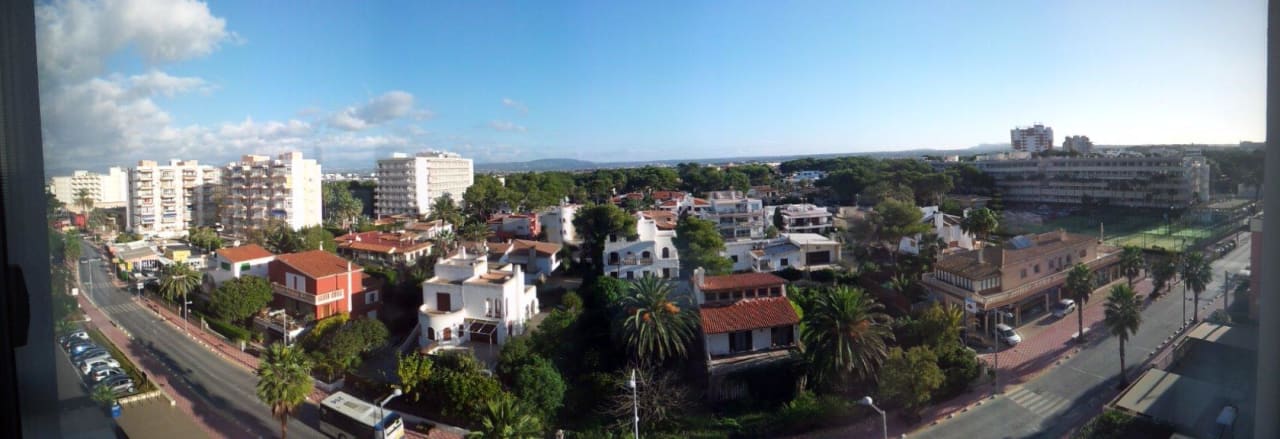 Ausblick von ganz Oben auf die andere Seite  Iberostar Waves Bahia de Palma