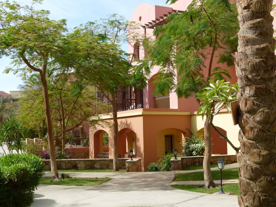 Zimmeransicht von aussen Jaz Makadi Saraya Resort