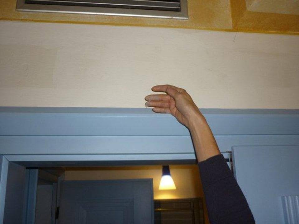 Staub und Spinnweben bei Ankunft Hotel Elite